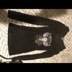 Cowgirl hard ware shirt